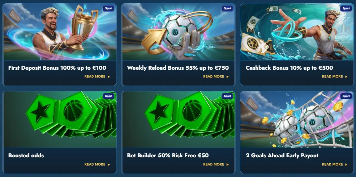 Casea Casino sport promoties en welkomstbonussen